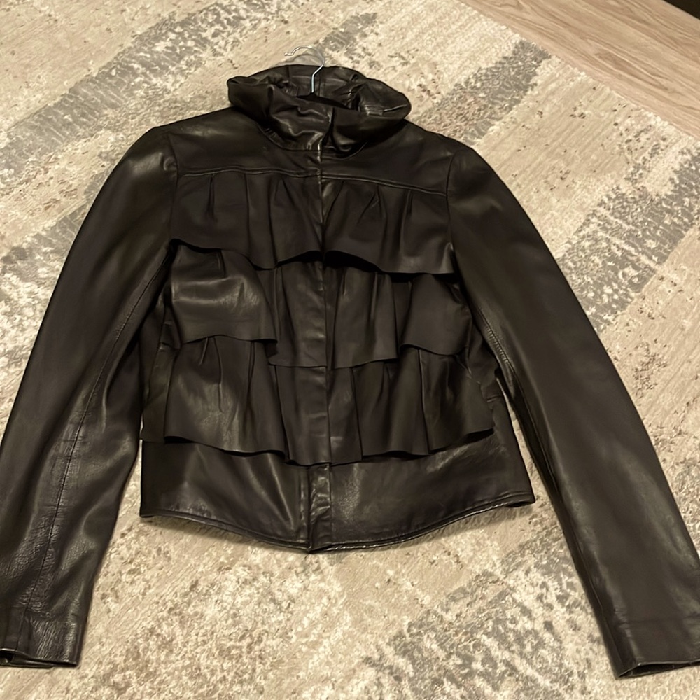 Diane Von Furstenberg Leather Jacket